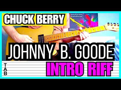 Chuck Berry - Johnny B. Goode (Intro Riff) Guitar Lesson | Tab | Tutorial