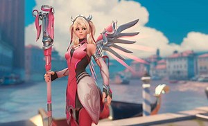 Overwatch 2 relanza la campaña "Mercy Rosa" con el icónico aspecto de la heroína | Cinemascomics.com | Cine, cómics y series
