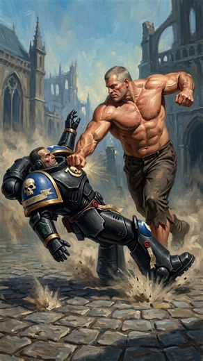 The Ultramarine Farmer Who FLOORED a Chaplain #Warhammer40K #Oberdeii #ultramarines