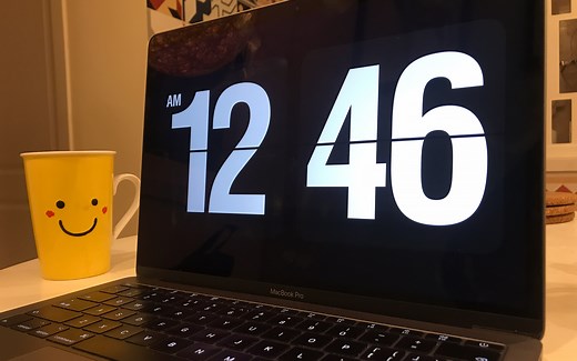 这个用 Mac 的都会喜欢，最百搭的 Fliqlo 免费翻页时钟屏保