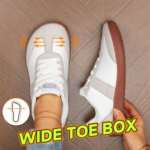 Wide Toe Box Barefoot Sneakers for Women Ultra-Light Zero Drop Sneakers Slip-Resistant Casual Shoes