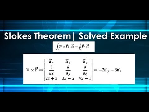 Stoke's Theorem Example in Electromagnetic Theory || Solved Example #stokestheorem
