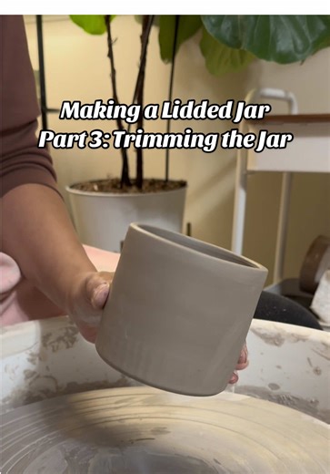 Trimming My Handmade Closed Form Lidded Jar - Part 3