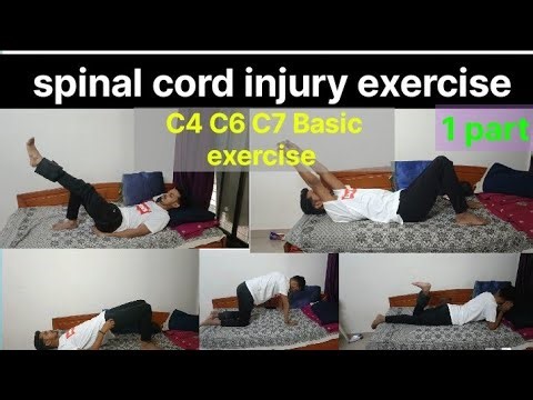 Exercise for spinal cord injury /C4 C6 C7 basic to advanced recovery #spinalcordinjuryrecovery