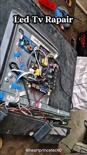 How To Repair 32 Inch Smart Tv #shorts #shortfeed #smarttv #ledtv #heartprincetech0 #ytshorts #shots