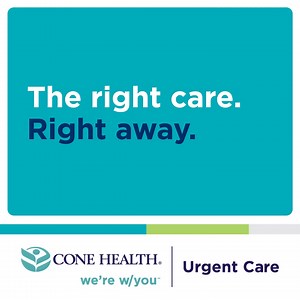 When your little patients have little patience, visit Cone Health Urgent Care, a more convenient care option for your family. | Cone Health