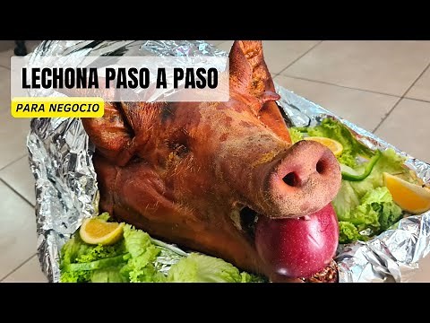 ✅️ A well-explained recipe for Lechona to sell - Colombian Lechona. ❤️✅️