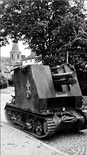Rare WWII German "sIG 33 auf Panzer I" 🇩🇪