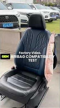 Airbag Compatibility Test For Our Car Seat Cover #airbag #shorts #factoryshorts