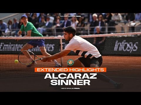 The best Roland-Garros men's final? Alcaraz - Sinner extended highlights | 2025