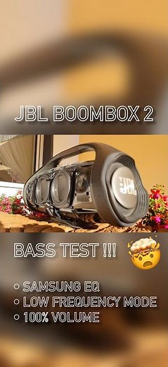JBL BOOMBOX 2 BASS TEST !!! 🤯 #jbl #bass #speaker #satisfying #party