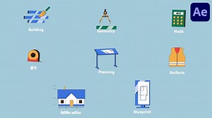 Engineering icons And Titles for After Effects