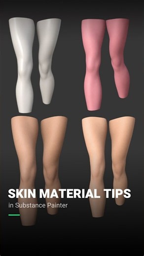 Beginner Tips for Choosing Skin Materials in Substance 3D Painter