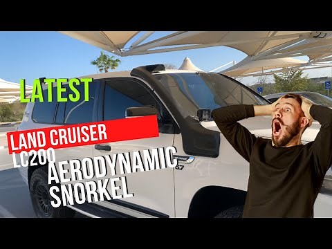 How to install an Aerodynamic Snorkel for Land Cruiser 200 series
