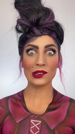 Maquillaje de Halloween Mary Sanderson 2021