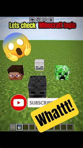 Lets check minecraft logic #logic #minecraft #short #viral #like #subscribe #gaming #craftlyx #yt