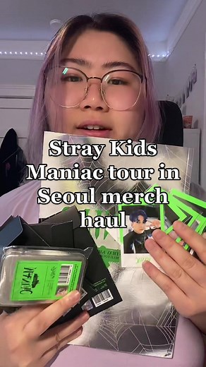 Stray Kids Maniac Tour Merch Haul Unboxing