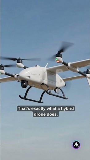 How hybrid drones actually work #engineering #tech