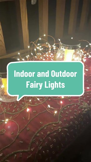 Brighten your indoor spaces with cozy string fairy lights that instantly brighten any bedroom, dorm, or living room. #stringlights #roomdecor #aestheticroom #cozyhome