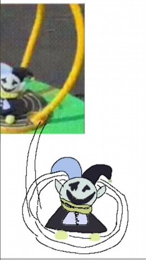 jevil plush doodle timelapse #deltarune #jevil #ibispaintx