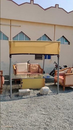 DIY Gazebo from Discarded PVC Pipes #shorts