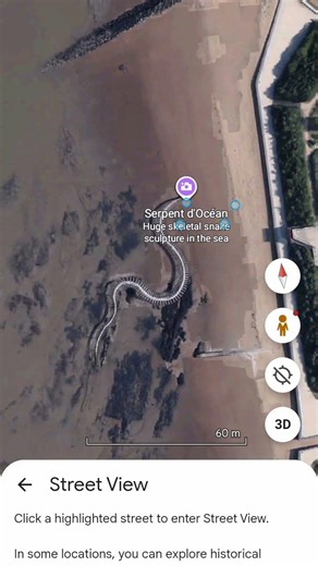 big snake location in Google map 🐍#shorts #Googlemapsghostlocation