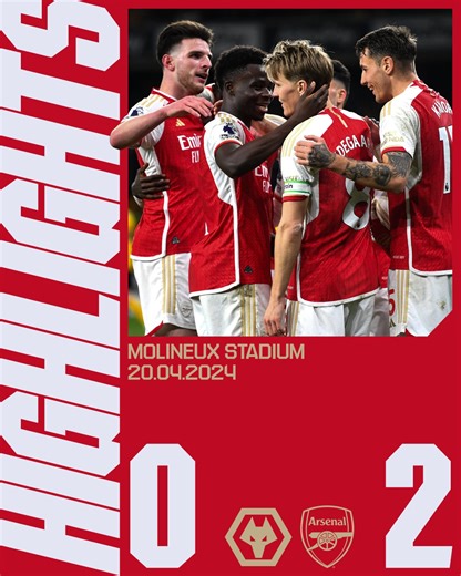 3.4M views · 120K reactions | Professional performance on the road ✊  Relive our victory against Wolves all over again!  | Arsenal | Facebook