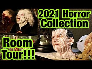MASSIVE HORROR COLLECTION ROOM TOUR: 50+ Statues, 500+ Figures