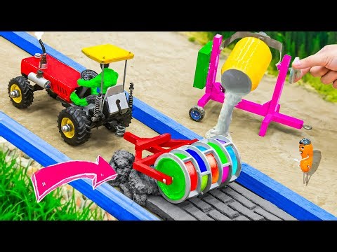 top most creative diy mini tractor for heavy trucks by Sun Farming | diy mini construction machine