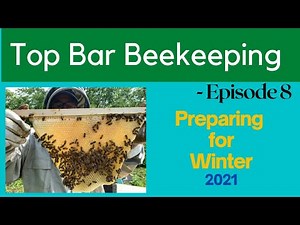 Top Bar Beekeeping - Getting the hive ready for winter