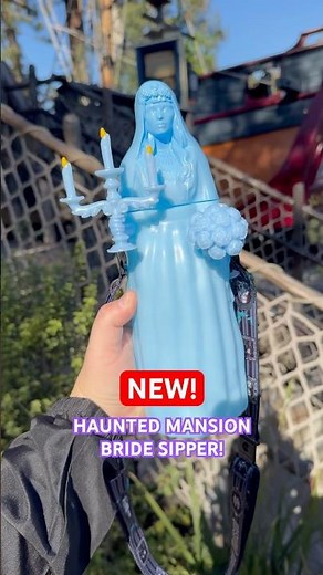 😱 ($37?!) NEW Haunted Mansion Bride Disneyland Sipper!