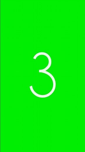 3 Second Countdown Timer Green Screen | 321 Timer | No Copyright