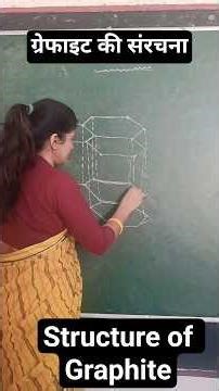 ग्रेफाइट की संरचना structure of graphite