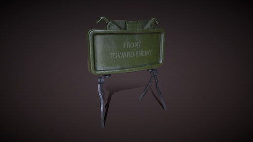 Claymore Mine M18 (M18A1) - Download Free 3D model by Aleksandr Goncharov (@goncharov)