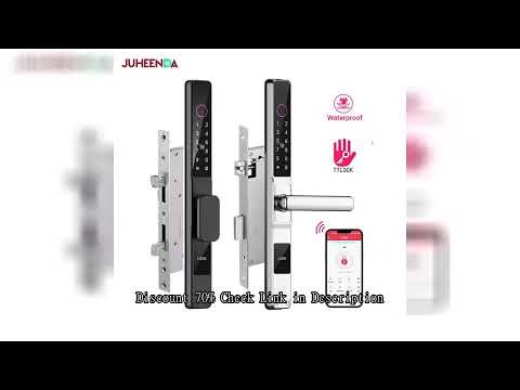 Waterproof Sliding Door Smart Lock TTLock App Alexa Fingerprint Digital Code RFID Card Anti-Lock Alu