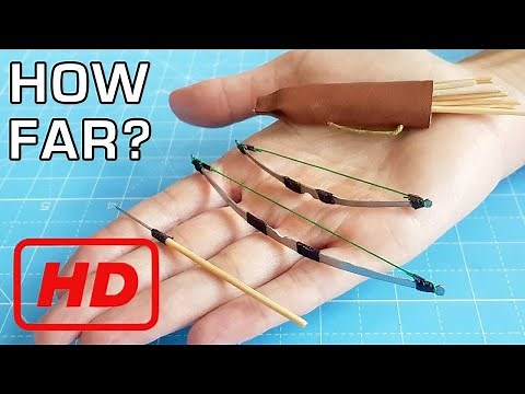 3 Inches of AWESOME - Mini BOW & ARROWS - BrainfooTV
