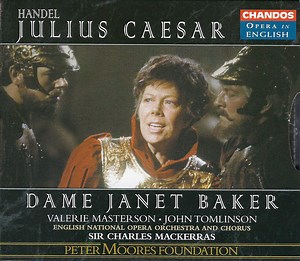 Handel, Dame Janet Baker, Valerie Masterson, John Tomlinson, English National Opera Orchestra And Chorus, Sir Charles Mackerras - Julius Caesar