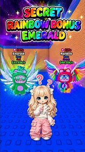 WHAT! MUNCUL BOBO SECRET RAINBOW BONUS GOD EMERALD #roblox #emiliatv #gaming #game #games