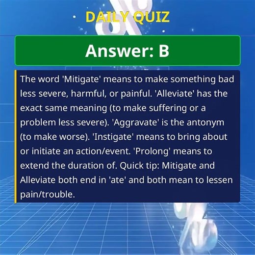 Select the most appropriate synonym of the given word: MITIGATE