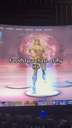 Fastest purchase in my life #Fortnite #Godzilla #Con #GodzillaVersusKingKong #Fortnite #FYP #FYP :-) #Fast #CrazyFast