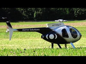 RC Helicopter fantastic detailed Hughes 500 RC Scale Turbine Model