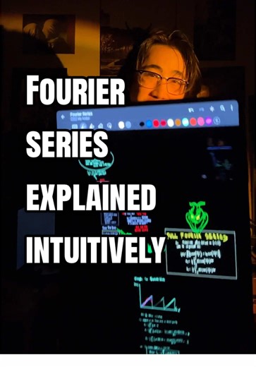 Fourier series, explained intuitively by The Potential Dropout ______ About this page, The Potential Dropout: Day in the life of an engineering student was originally started by The Potential Dropout (me) on TikTok as a vlog series in December of 2021, in my first semester of university as a mechanical engineering student. I was failing my Calculus class at that point. Little did I know the video resonated with so many overnight, making the series a viral one on the Internet. Ever since then, hu