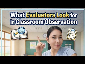 Tips for Classroom Observation for Teachers