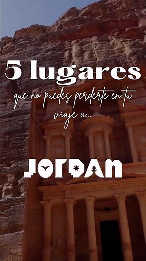 🏜️ 5 lugares que no pueden faltar en tu viaje a Jordania 🇯🇴✨