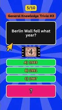 10 Hard General Knowledge Trivia Questions. Can You Beat This Quiz? Pick A, B, or C.