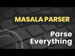 How to parse some text with Masala Parser
