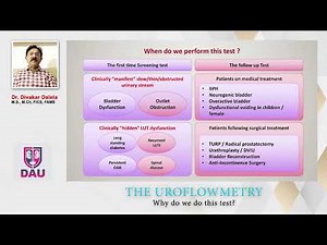 Uroflowmetry When to do