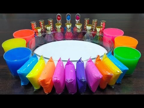 Mixing makeup with clay into glossy slime ! Relaxing slime videos ! Alex slime !!!