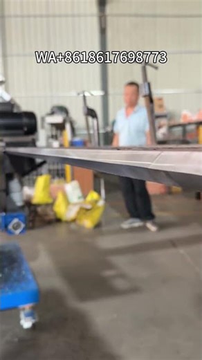 Full-automatic edge milling machine for high-quality steel plates # Edge milling machine #ironwork