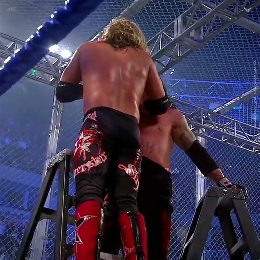Undertaker vs Edge – Hell in a Cell Match 🔥 SummerSlam 2008 #wwe #highlights #shorts